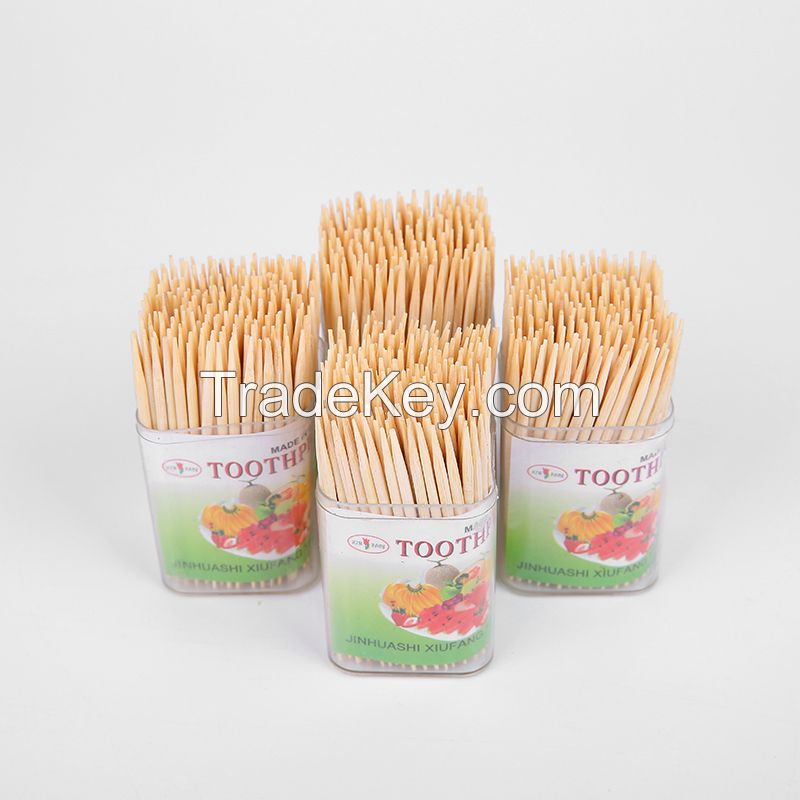 Eco-Friendly Interdental Brush Bamboo Toothpicks, Wholesale biodegradable 