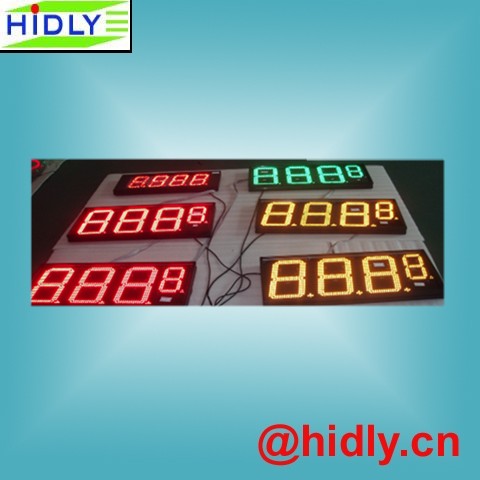 led gas station lighting, led gas price sign display