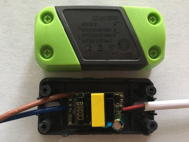 7W non-isolated LED driver for panel light