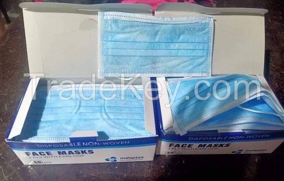 High Quality Nonwoven Disposable Face Masks