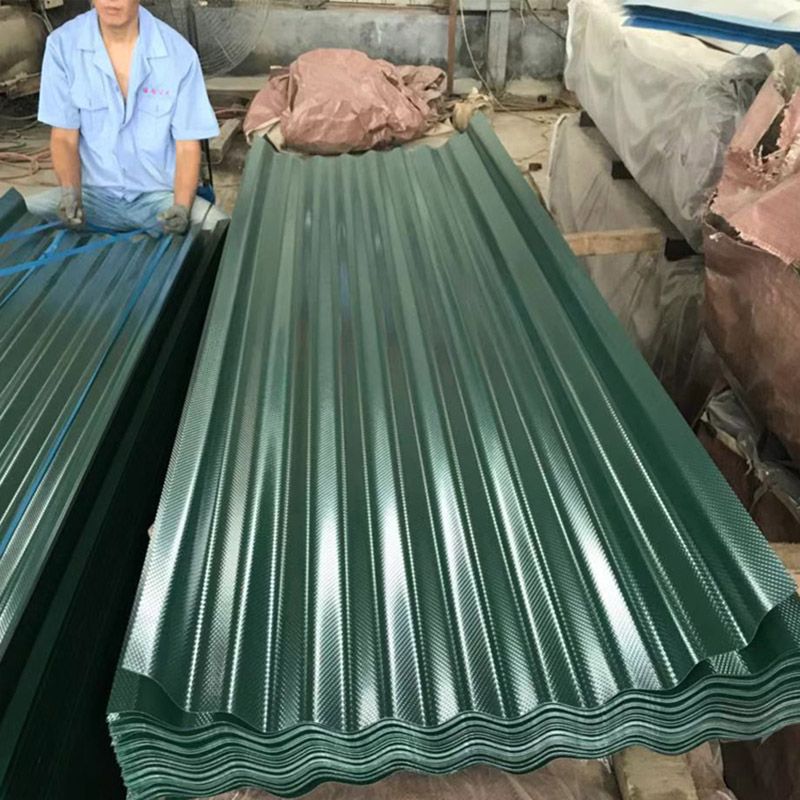 PPGI PPGL Embossed Color Coated Corrugated Steel Building Roof Material