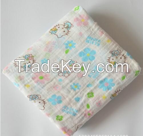 Azo free, soft 100% cotton Muslin swaddle, Muslin Blanket