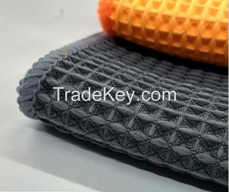 Microfiber waffle towel