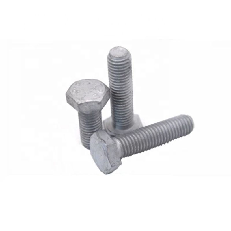 Carbon Steel Hot Dip Galvanized Hex Bolt With Nut And Washer DIN933