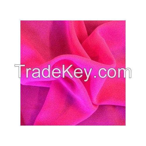 Party Wear Plain Dyed Georgette Fabric