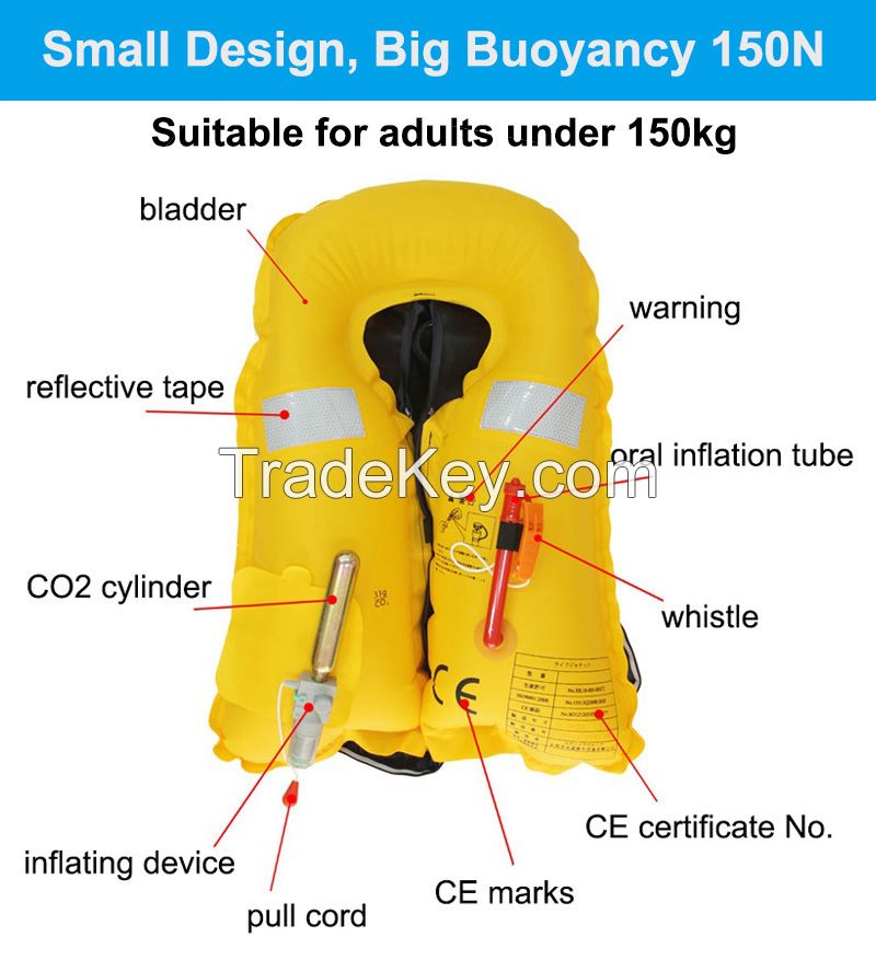 Eyson Wholesale Brand Auto 150N Inflatable Life Jackets