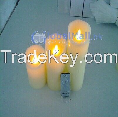 Remote Control Colorful Battery Electronic LED Candle Light