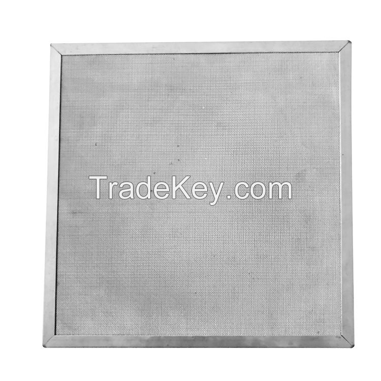 Square hole weave mesh stainless steel water filter screen