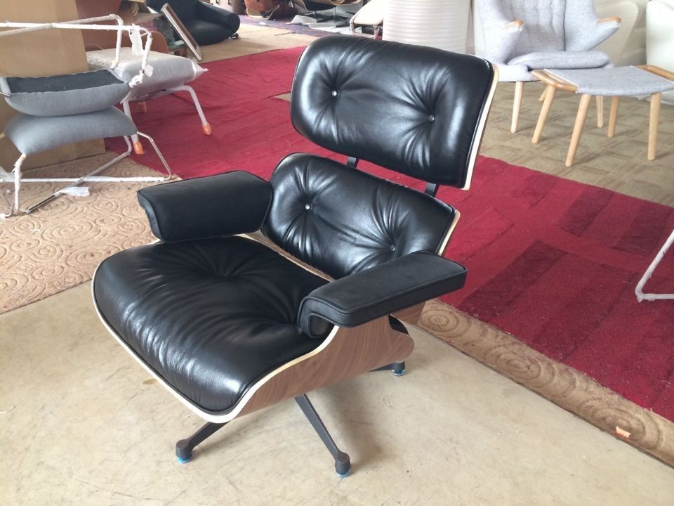 Eames Type Lounge Chair and Ottoman