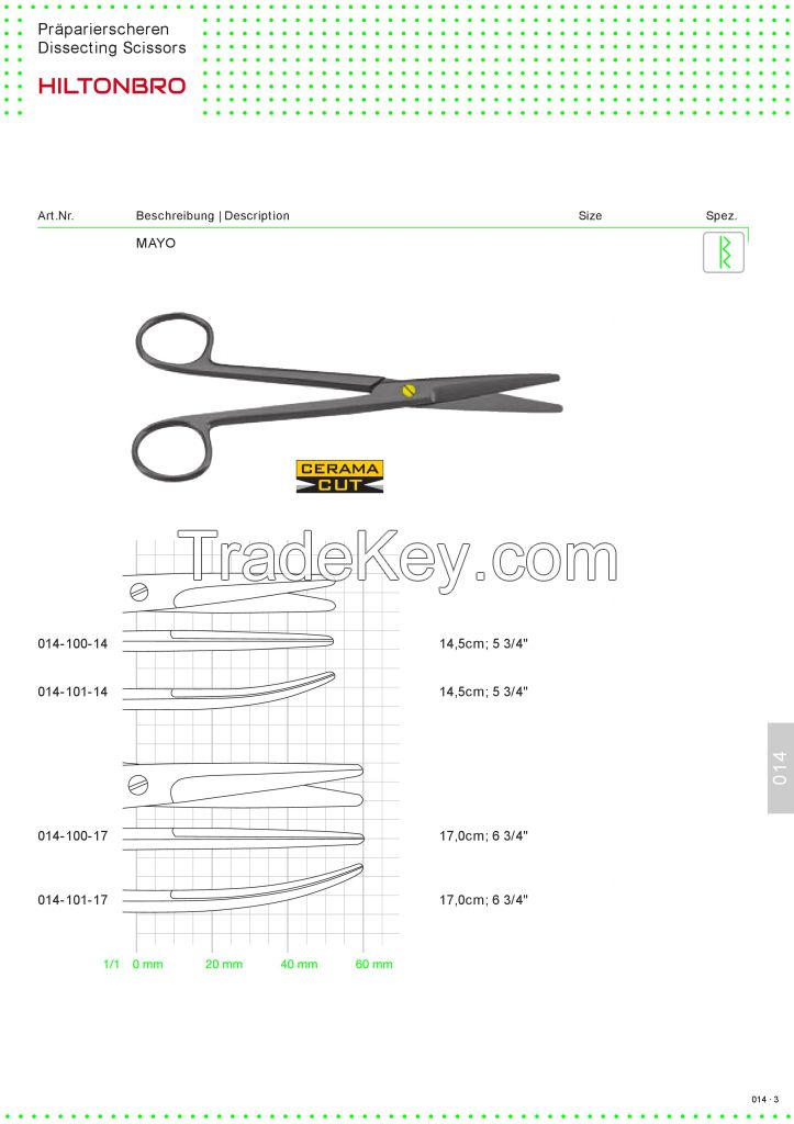 Surgical Dental instrument  Scissors 