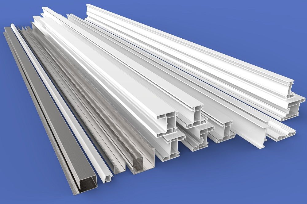 88 sliding white color plastic profiles series