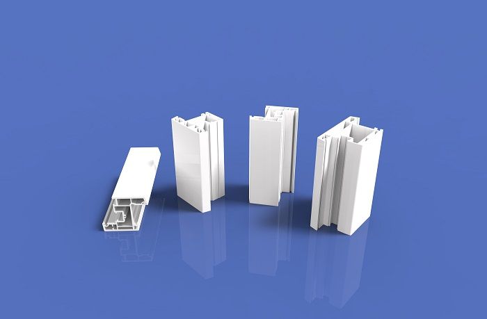 88 sliding white color plastic profiles series