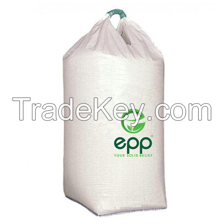 Baffle big bag for grain and powder 0.5 ton 1 ton woven polypropylene Formstable 1m3 U-panel water proof baffle net 1 and 2 loop big bag