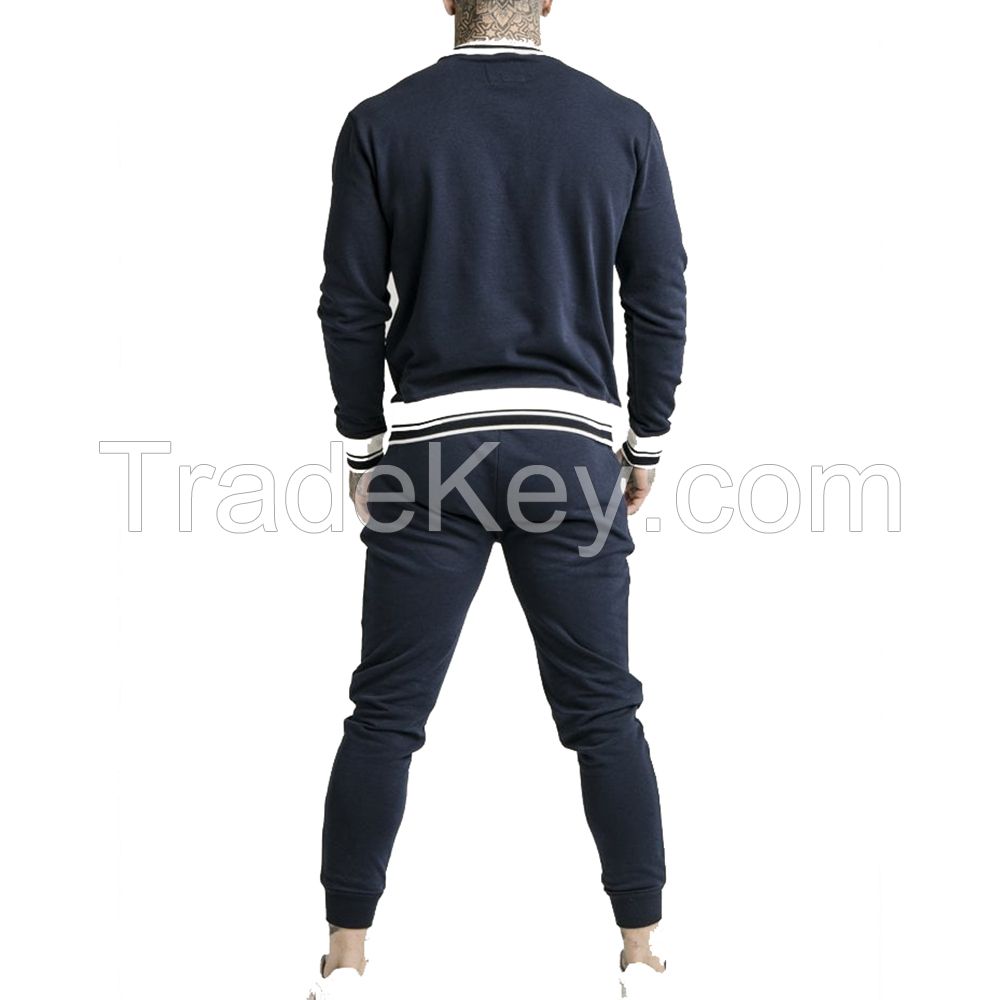 Custom Mens Tracksuits Running Gym Fitness Workout Sportswear Black Color Man Tracksuit Set  with Jogger Hot Sale Slim Fit Sweat Pants Hoodies 