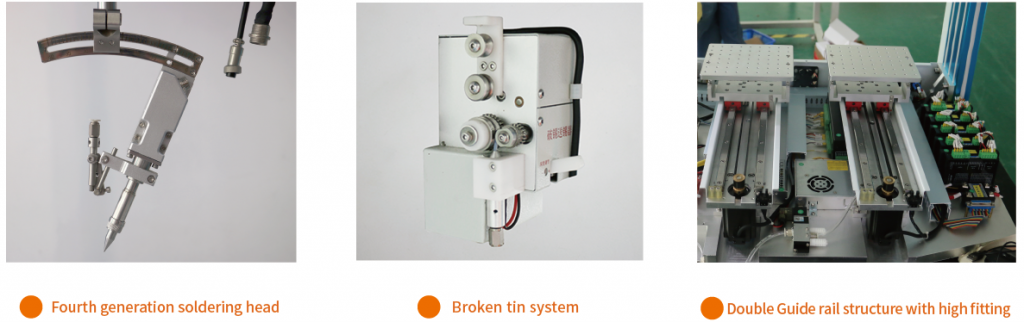 PC control soldering robot with single station single head