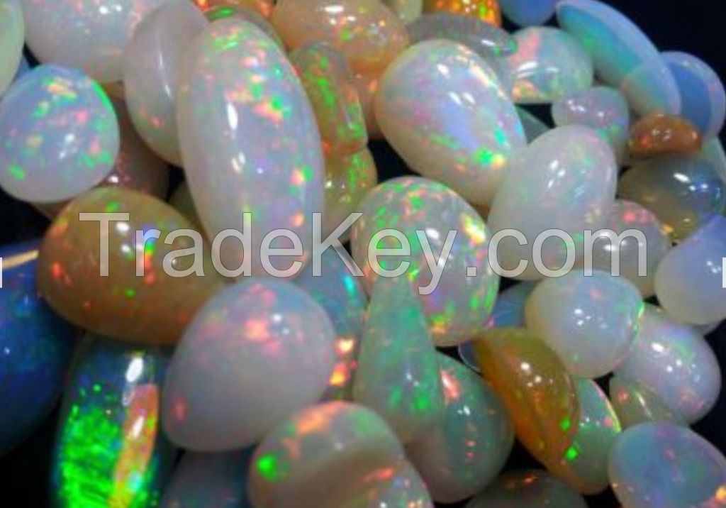 Natural Welo Fire Ethiopian Opal Rough Gemstone