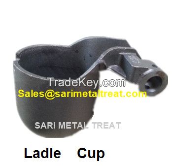 Die casting ladle cup, ladle cup