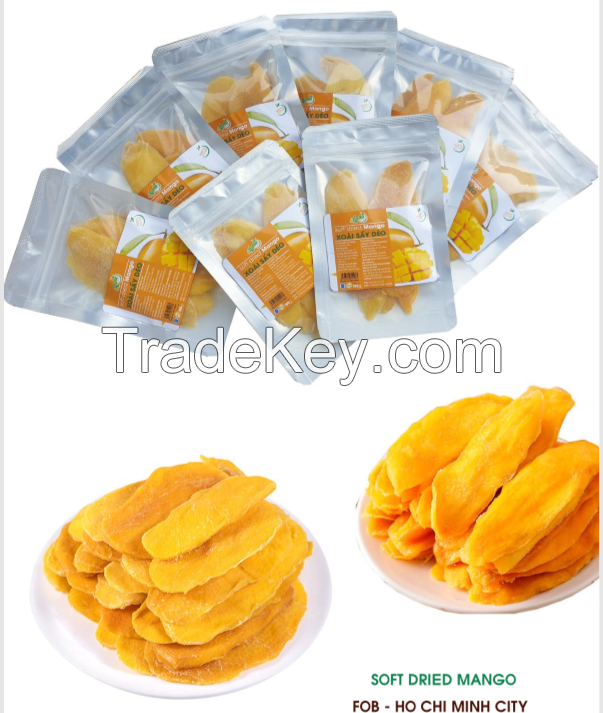 Soft dried mango