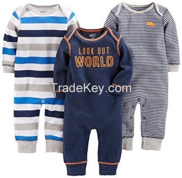 Simple Joys by Carter&Atilde;&cent;&iuml;&iquest;&frac12;&iuml;&iquest;&frac12;s Baby Boys&Atilde;&cent;&iuml;&iquest;&frac12;&iuml;&iquest;&frac12; 3-Pack Jumpsuits