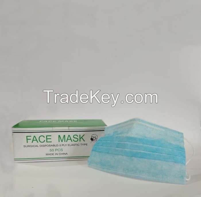 3-Ply Surgical Disposable Face Mask 