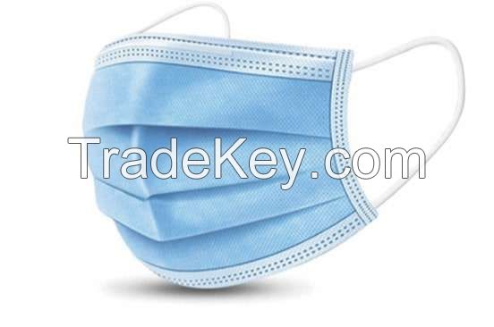 3 ply Disposable fabric Face Mask 
