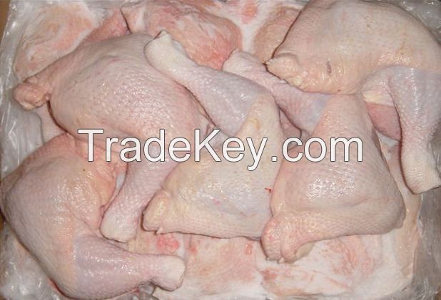 PROCESSED HALAL FROZEN CHICKEN QUARTER LEGS