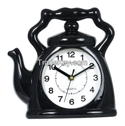 Black Wall Clock Nursery Room Bedroom School Classroom