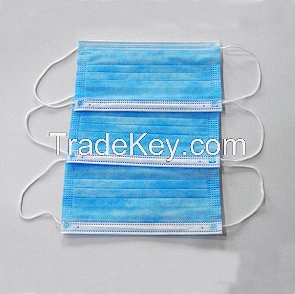 3 PLY Disposable Medical Face Mask, 