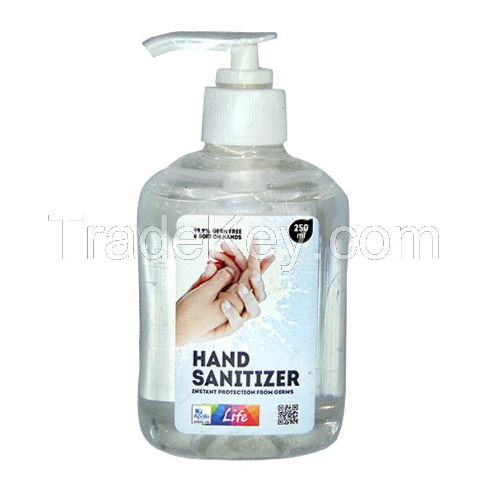 waterless 75% alcohol hand sanitizer 