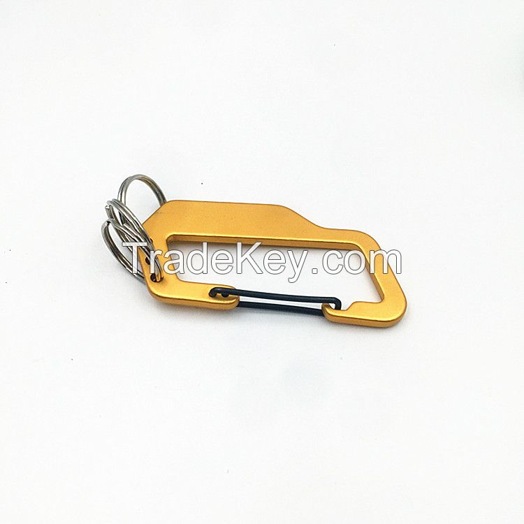 Car Snap D Clip Hook Buckle Keychain Keyring Hiking Climbing NEW