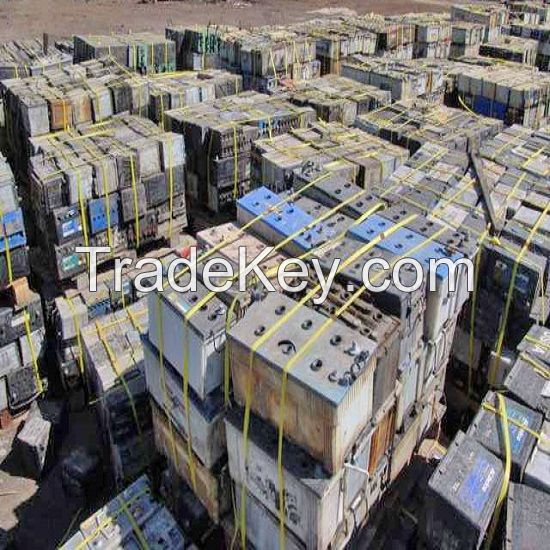 Drained Lead-Acid Battery Scrap + Car and Truck battery, Drained lead battery scrap 