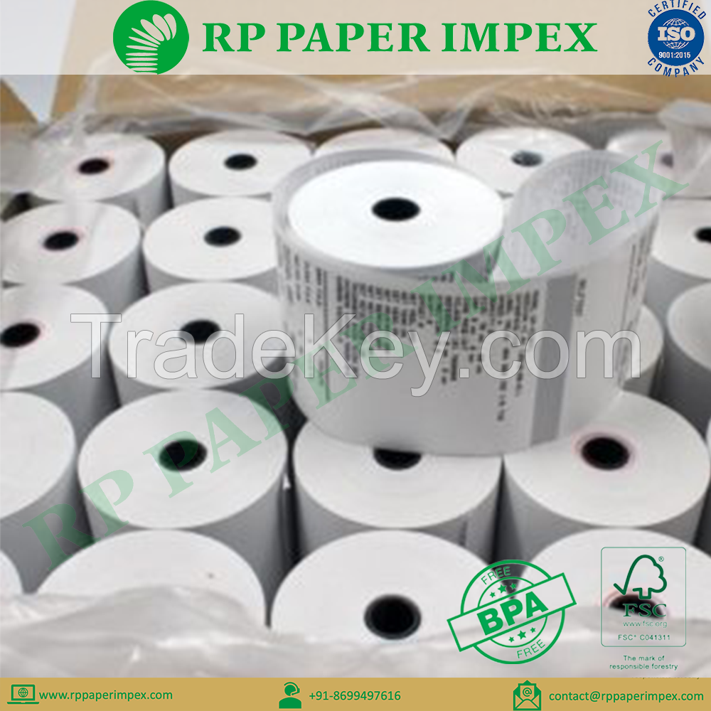 Till Paper Rolls, Thermal, 80 mm x 80 mm customised, High Quality Manufacturer Exporter Supplier India