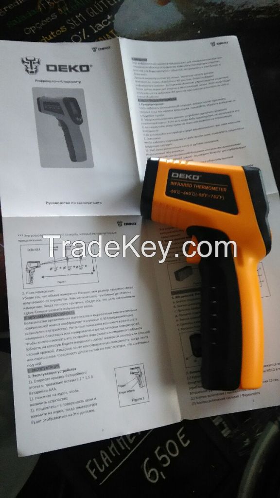 Infrared Thermometer, Non-Contact Digital Laser Infrared Thermometer Temperature Gun -50Â°C to 400Â°C