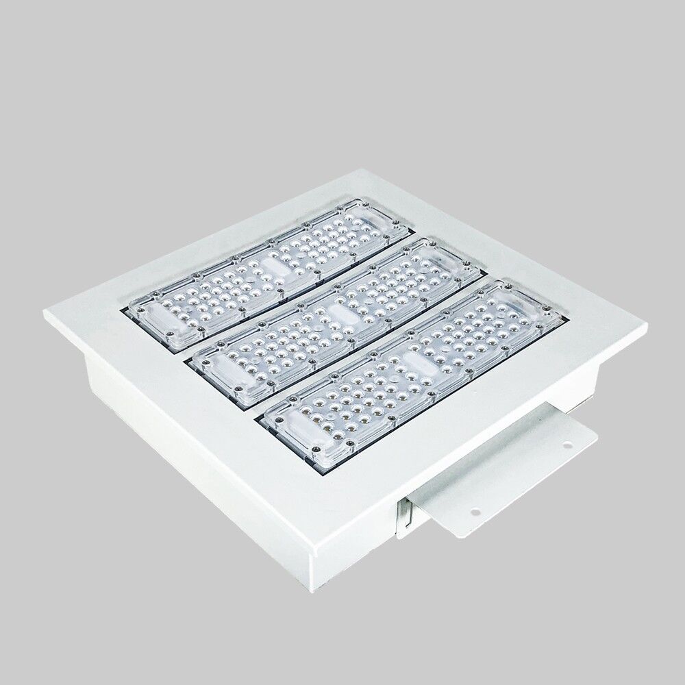 50w 150W 100 watt 200 watts 100W 100v-277v 347v motion sensor gas station led canopy light factory price unike 