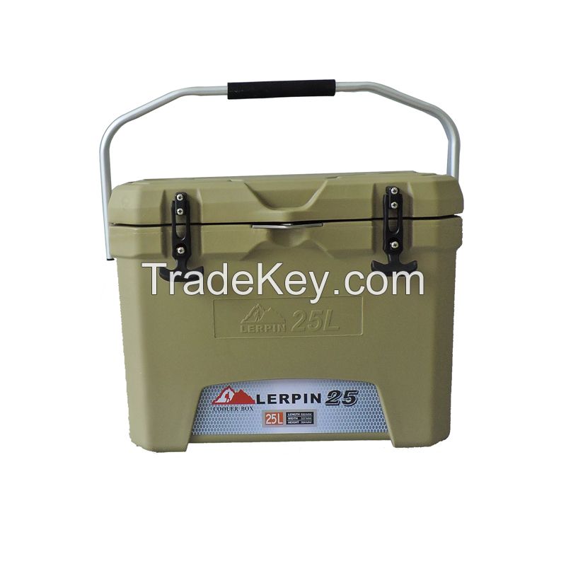 25L protable handle ice fishing cooler box