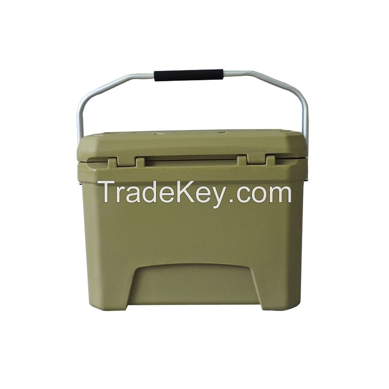 25L protable handle ice fishing cooler box