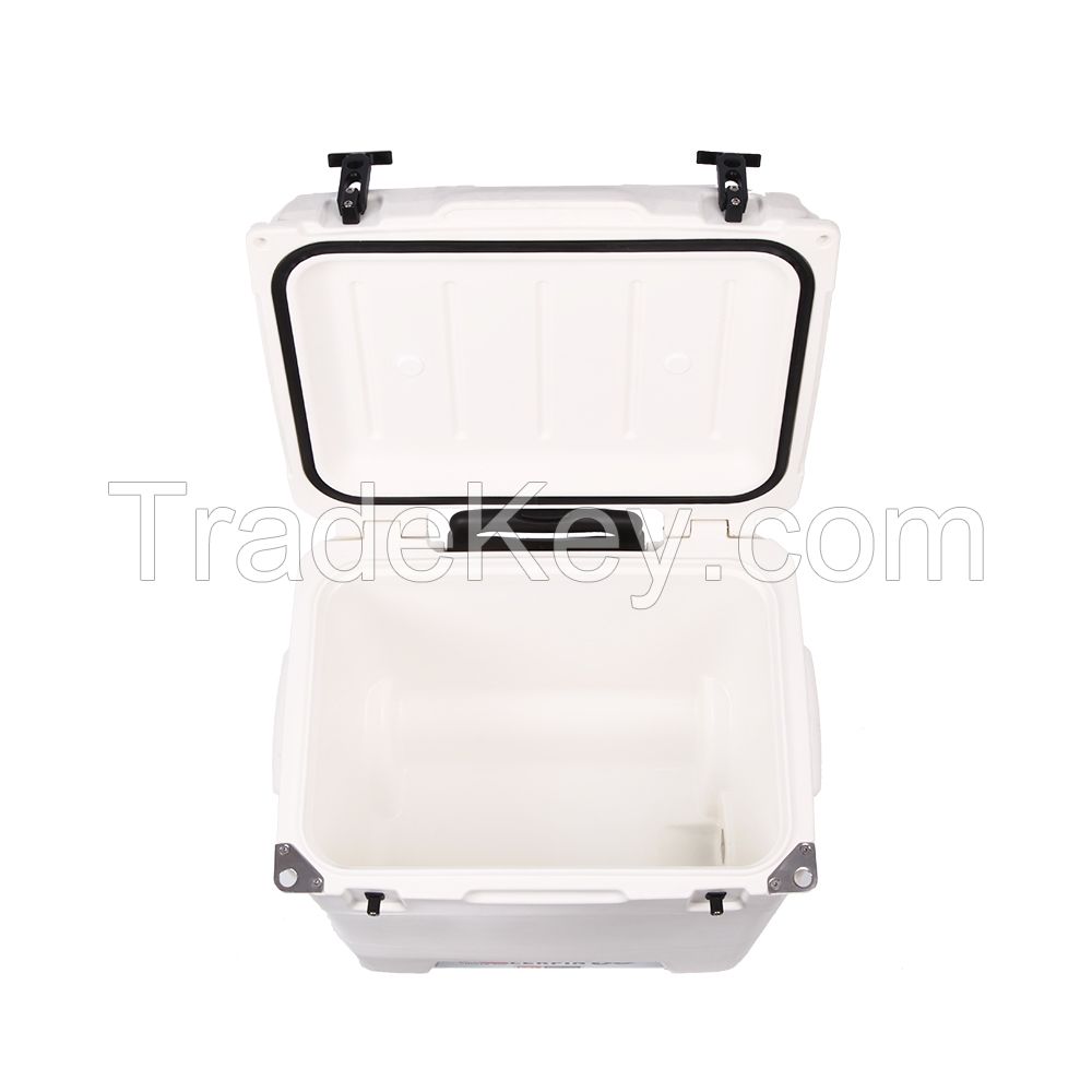 Wholesale plastic trolly food delivery cooler box 