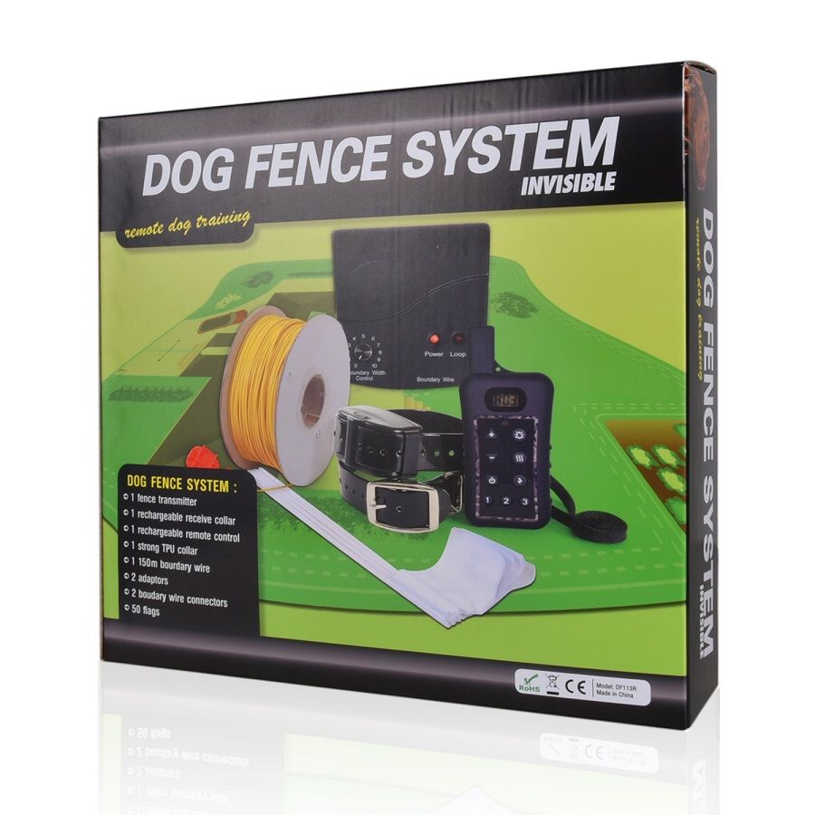 2 in 1 Dog training Collar with invisible fence DF113R for Multi Dogs