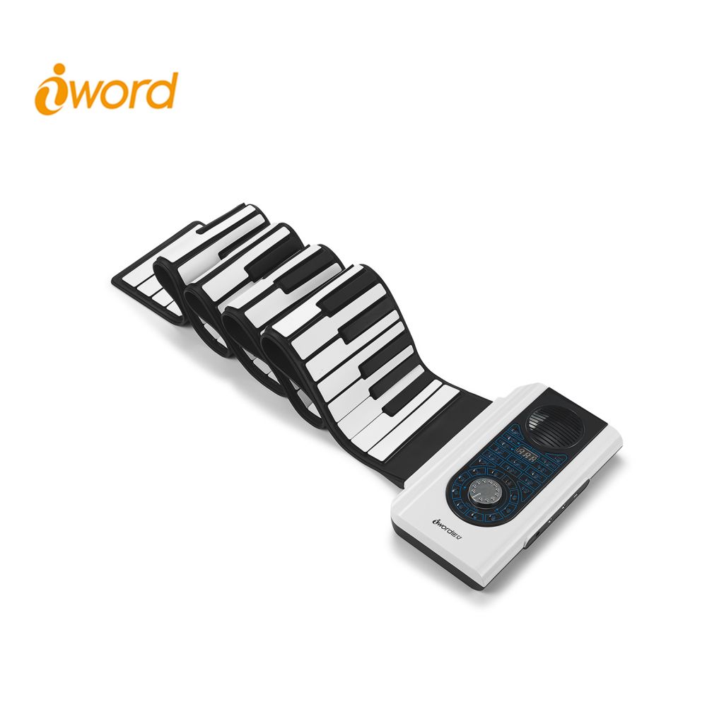 iword S2088 88 Keys Roll up Piano Built-in Speaker