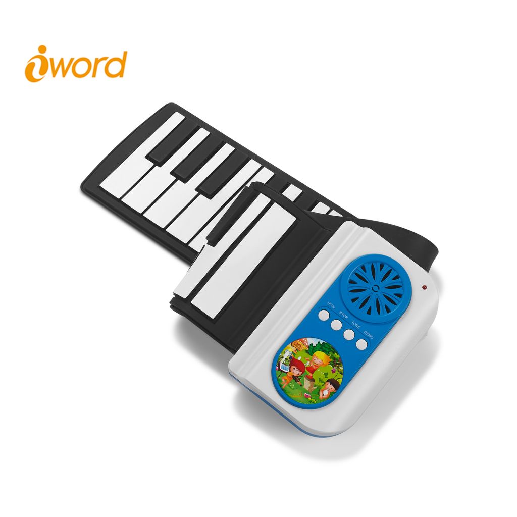 iword S2037Y 37 Key Roll Up Piano Learn To Play App Game With Speaker