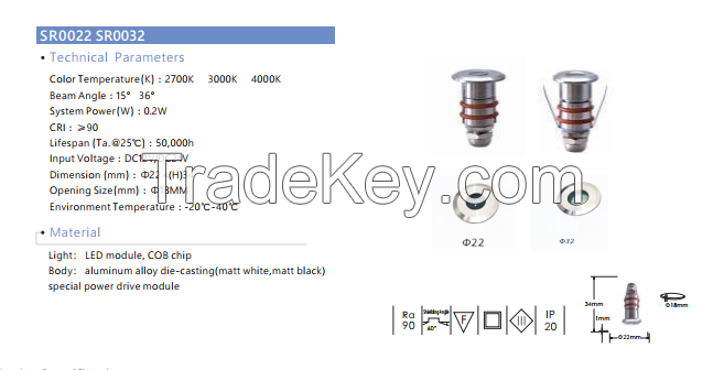 Under Ground light  stianless body IP68 BREATH STAR LIGHT