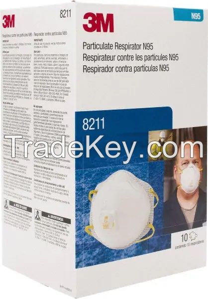 3M Particulate Respirator 8211, N95 80 EA/Case