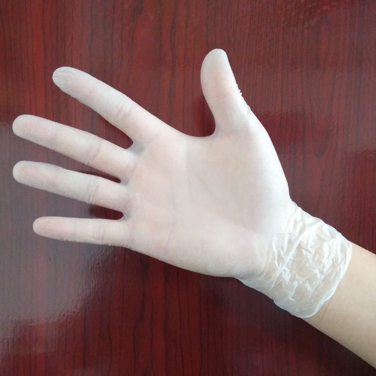 100PCS Disposable Latex Gloves White Non-slip Acid and Alkali Laboratory Rubber Latex Gloves Household Cleaning Products.