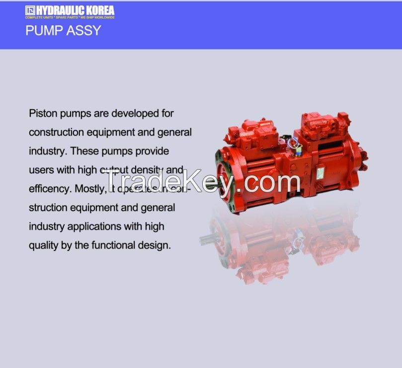 Hydraulic pumps, motors, seal kits