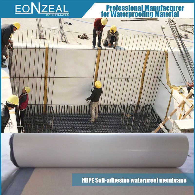 HDPE Self-adhesive Waterproof Membrane