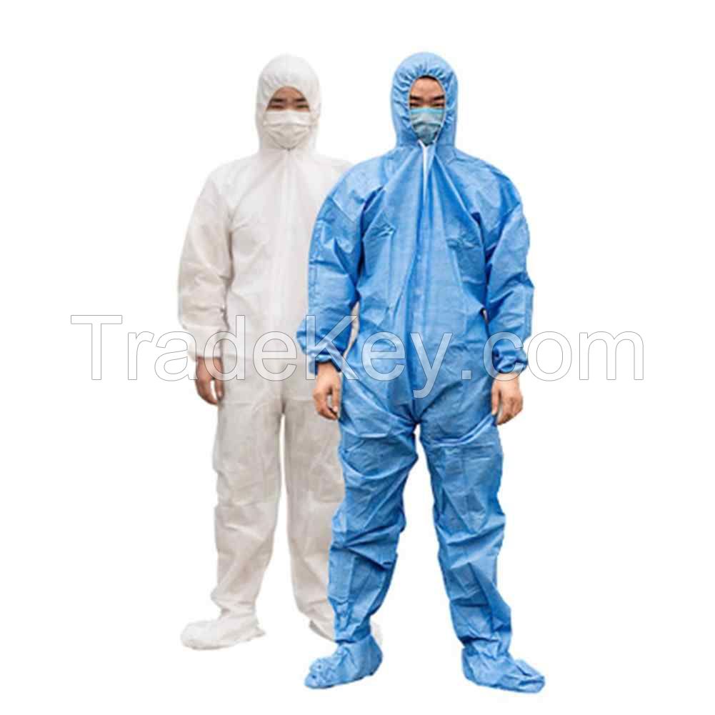 Aami 3 level 2 disposable protective plastic ppe cpe isolation gown By