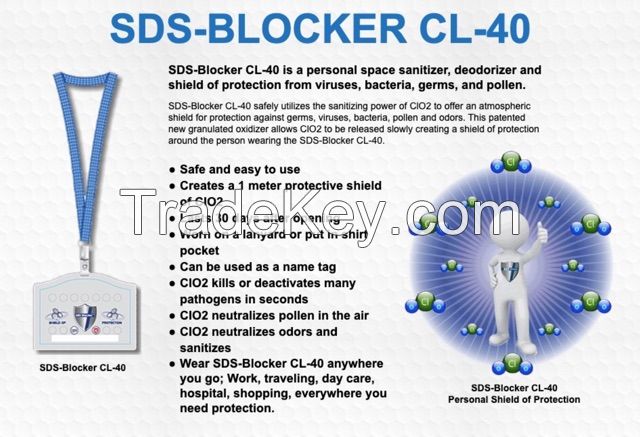 SDS BLOCKER Virus Blocker - FOR COVID 19- GOOD FOR 30 DAYS!