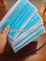 Disposable Medical 3 ply Non Woven Mask / Surgical Disposable Face Mask