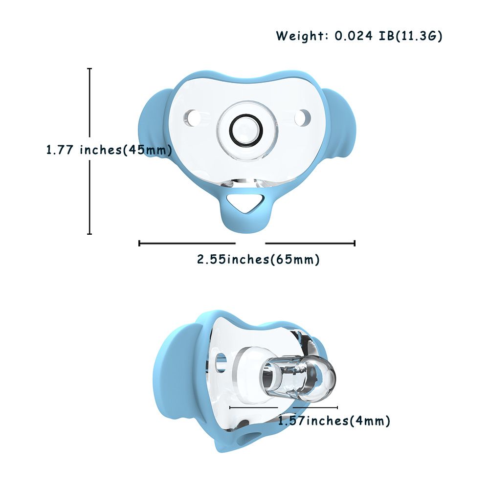 2020 New Pacifiers Elephant Shape BPA Free Baby Silicone Pacifier Baby Chew Toys