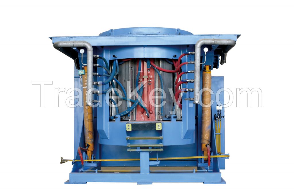 Steel Shell induction  furnace for Melting steel scrap